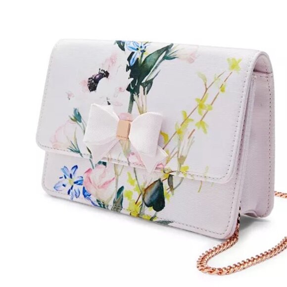 Ted Baker Shirly Micro Floral Bag with Chain Strap - Picture 7 of 8
